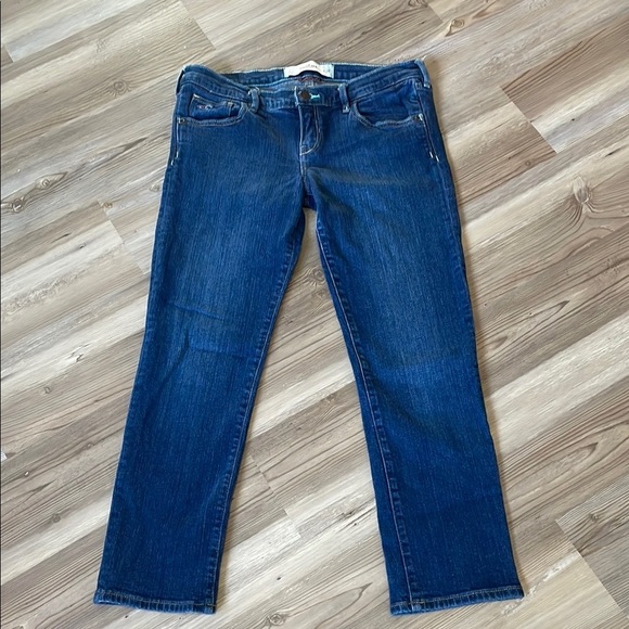Hollister SoCal Stretch Jeans Womens 28 (Juniors Size 7) Straight Leg Med Wash - Picture 2 of 12